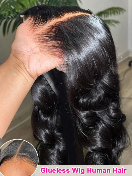 40 42 Inch Body Wave Glueless Wigs Human Hair Pre Cut Wear And Go Wig 200 Density 5x5 Hd Lace Closure Wigs Human Hair for Women
