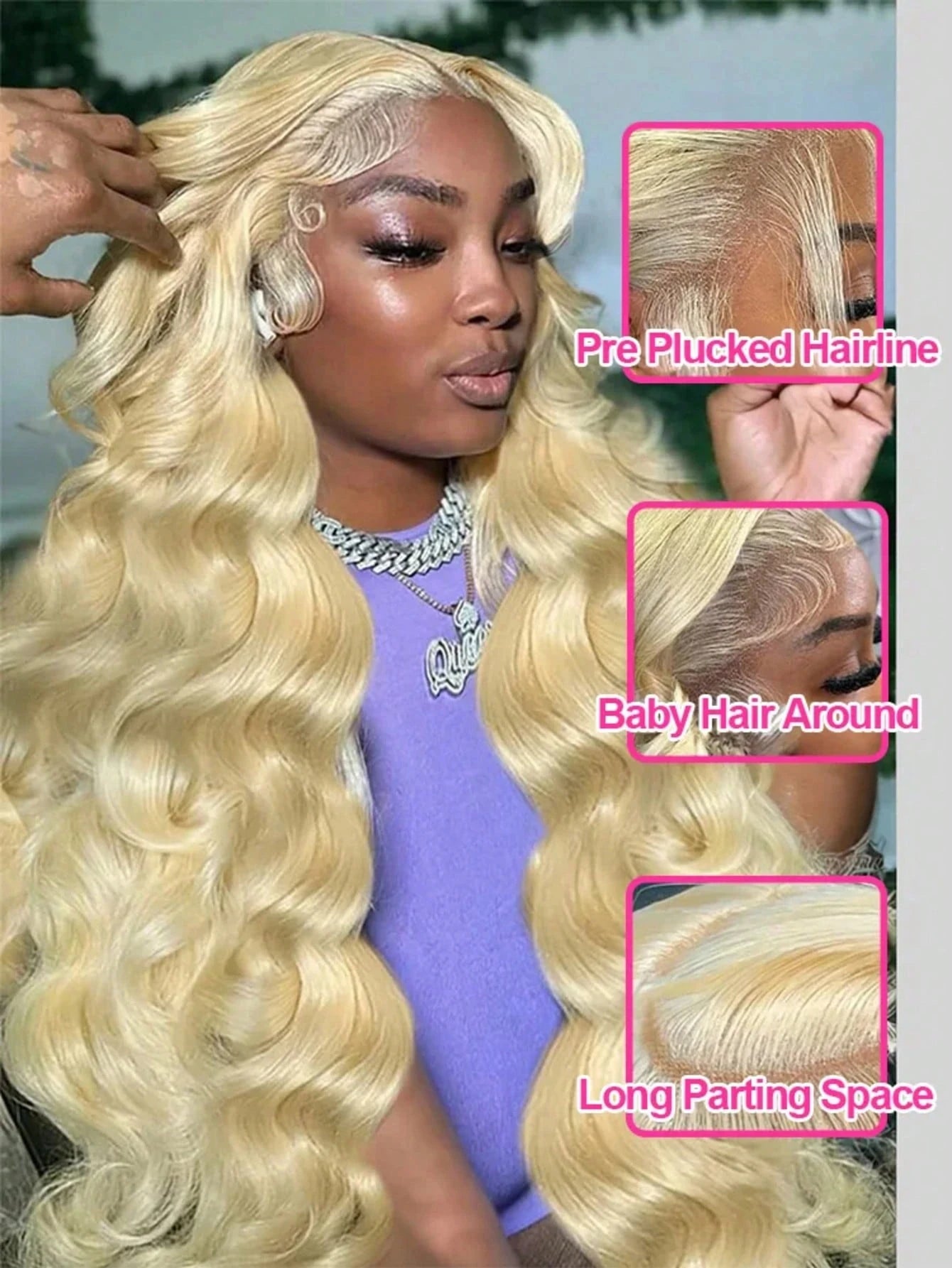 200 Density 613 Human Hair Wig 13x6 Hd Lace Frontal 40 Inch Blonde Human Hair Wig Pre Plucked BrazilianBody Wave Lace Front Wigs