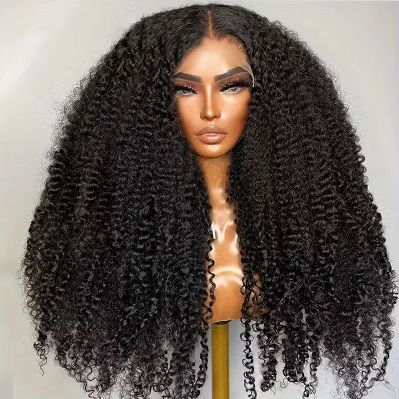 Glueless Wear And Go Kinky Curly Wig Human Hair Precut 7x5 13x6 HD Frontal Wigs Ready to Perplucked Curly Lace Front Wig On Sale